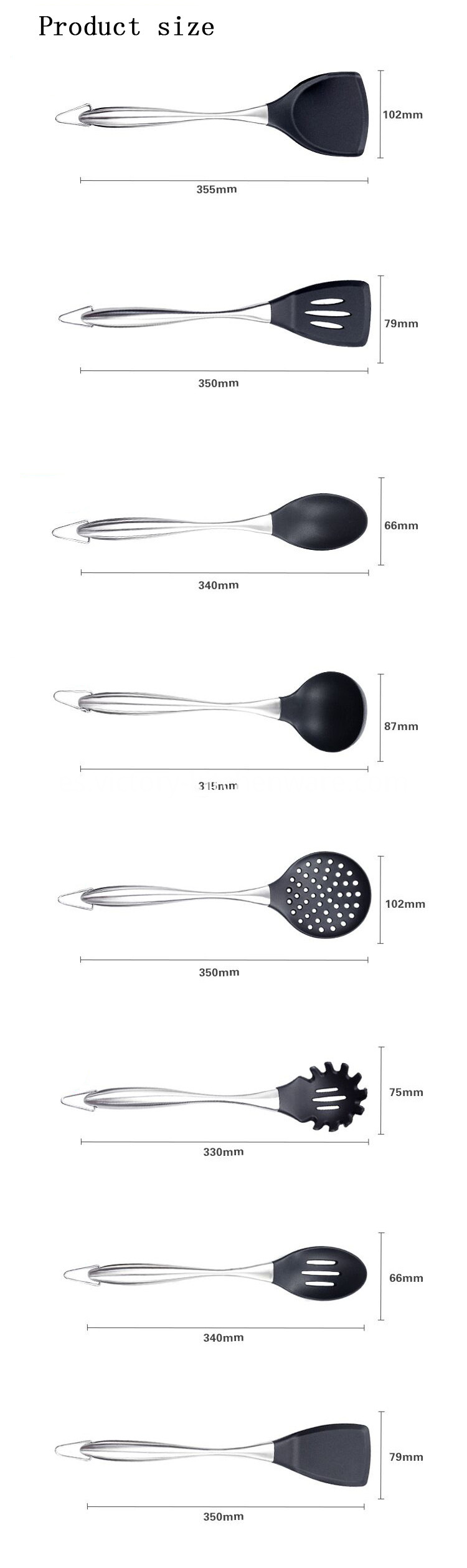 conjunto de herramientas de silicona silicone tool set